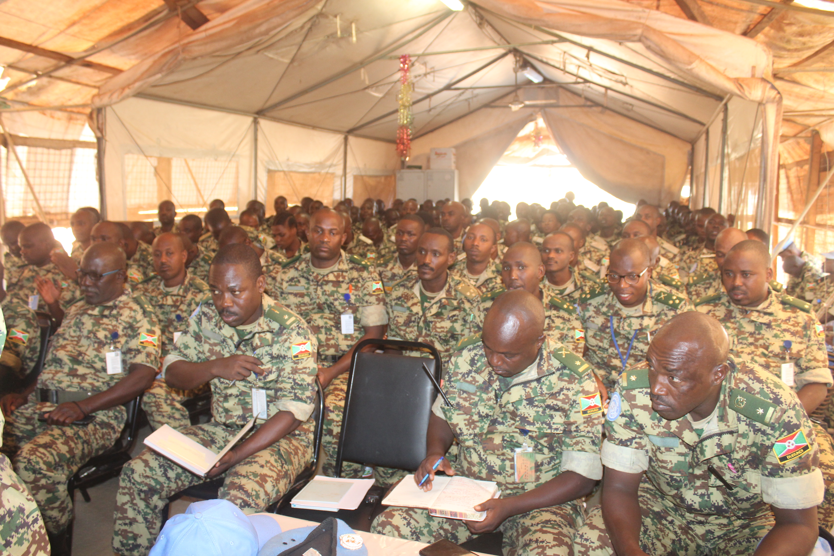 Les casques bleus de la MINUSCA