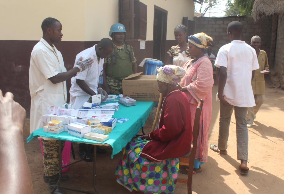 la santé de la population centrafricaine